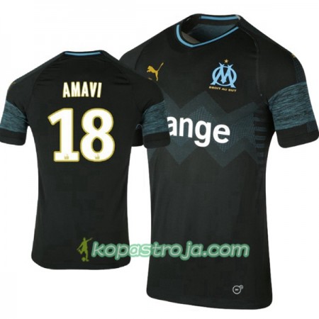 Billiga Fotbollströjor Olympique de Marseille Amavi 18 Borta tröja 2018/19 Kortärmad